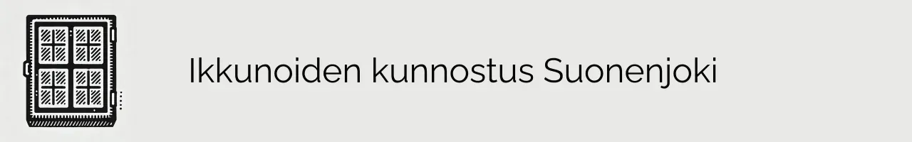 Ikkunoiden kunnostus Suonenjoki